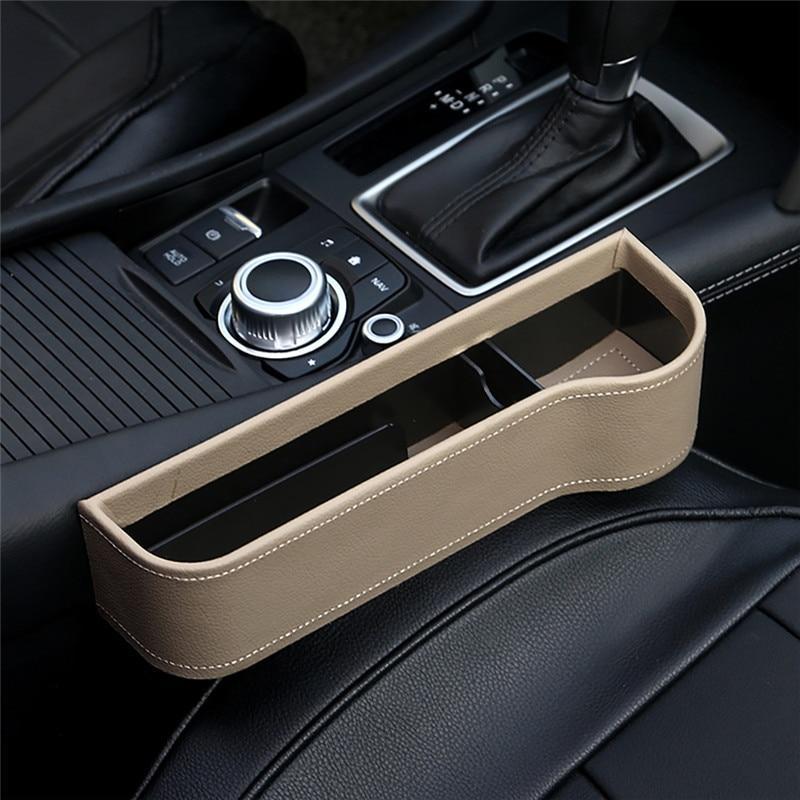 Smart Car Seat Storage Solution with Premium Faux Leather