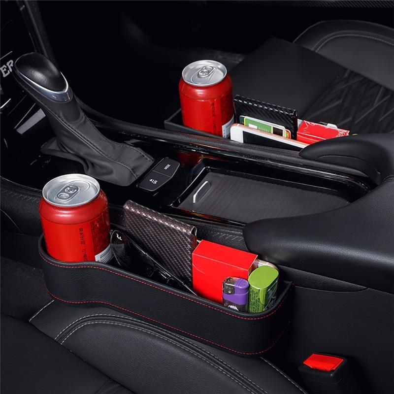Smart Car Seat Storage Solution with Premium Faux Leather