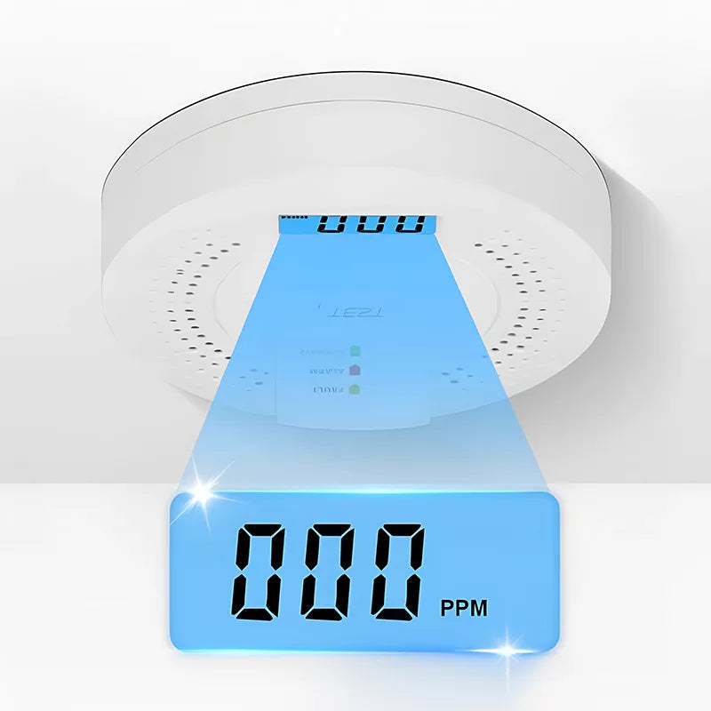 Smart Carbon Safety Monitor with LCD Display