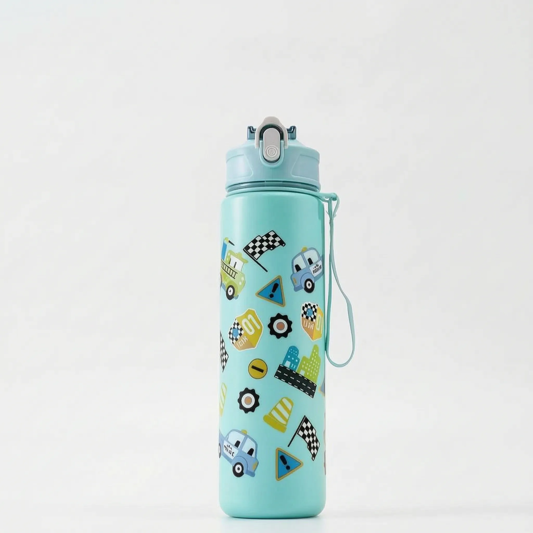 Reusable Drink Bottle with Cartoon Design