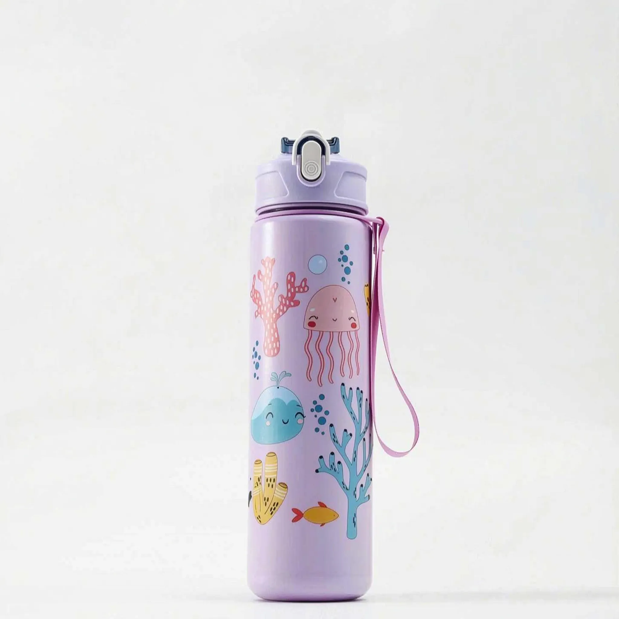 Reusable Drink Bottle with Cartoon Design
