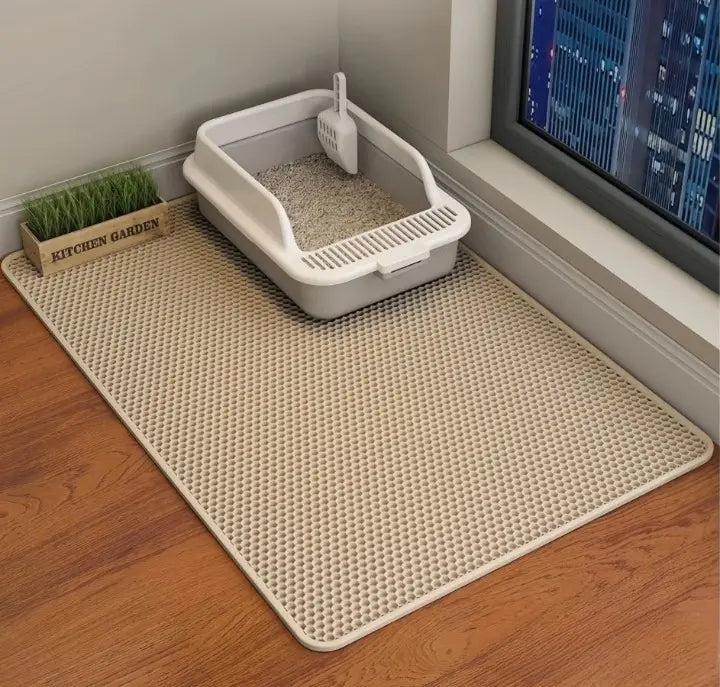 Smart Cat Litter Containment Mat | Waterproof & Slip-Resistant