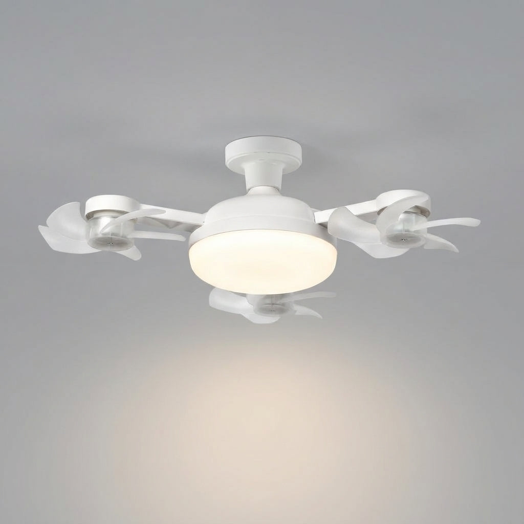 Lighting Fixture with Ceiling Fan - LumaVent Style