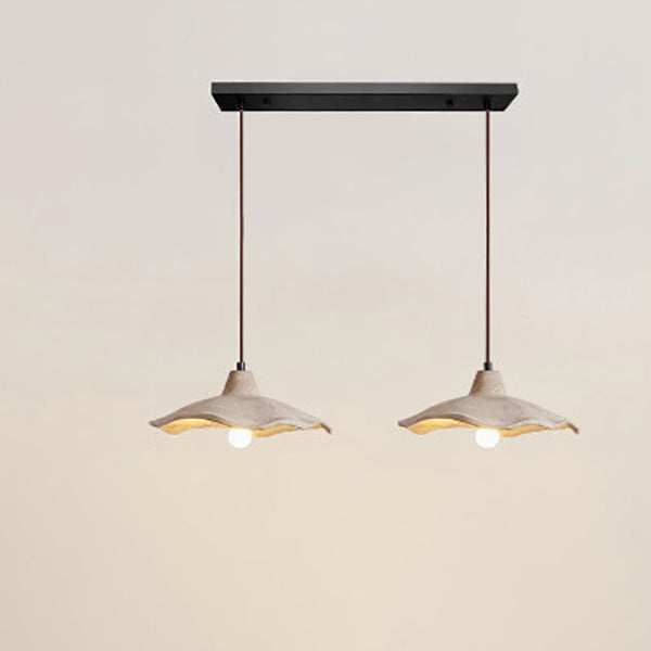 Floral Elegance | Vintage-Inspired Cement Chandelier