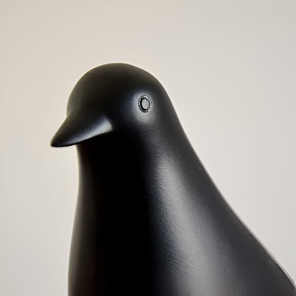 Elegant Avian Figurine Duo with Glossy Finish | Stylish Home Accents
