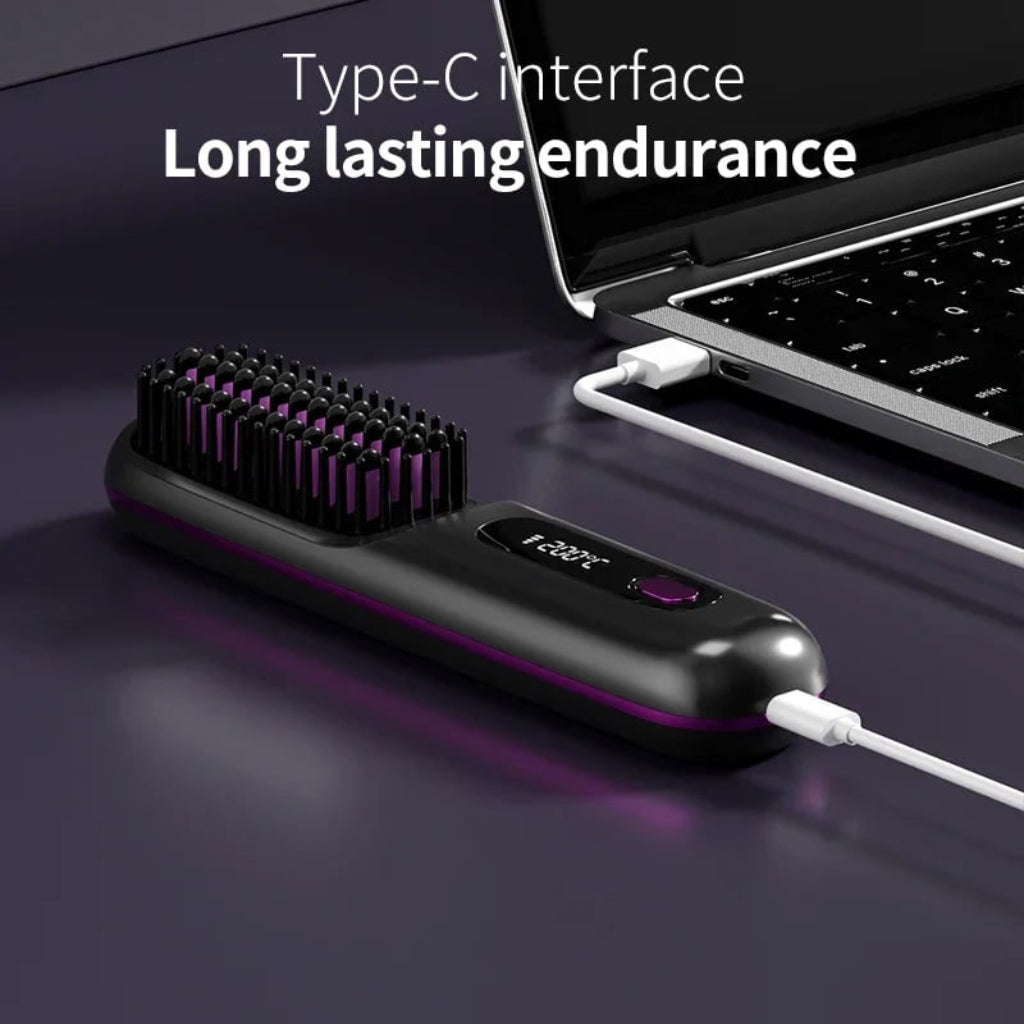 Portable Ionic Hair Straightener for Effortless Travel Styling