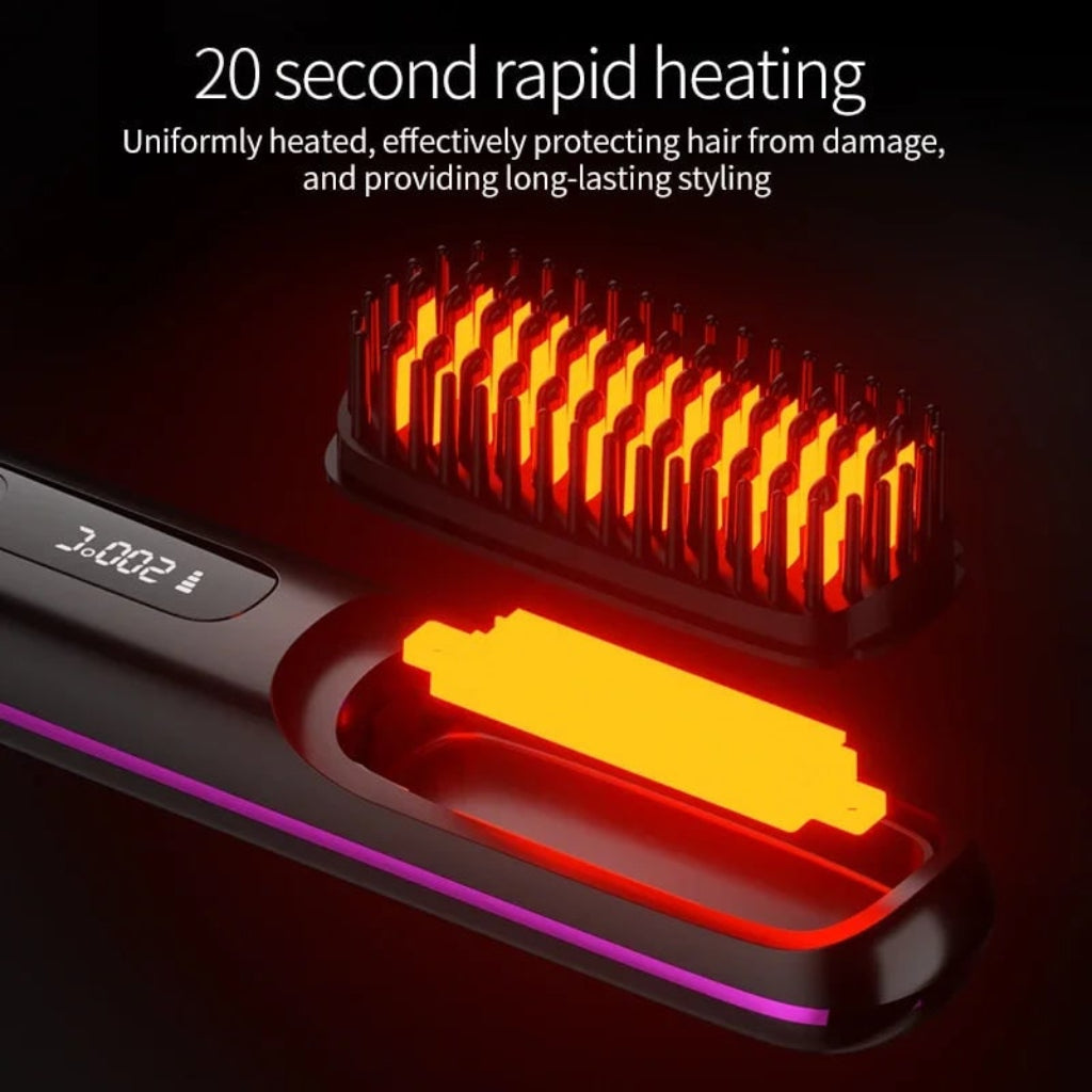 Portable Ionic Hair Straightener for Effortless Travel Styling