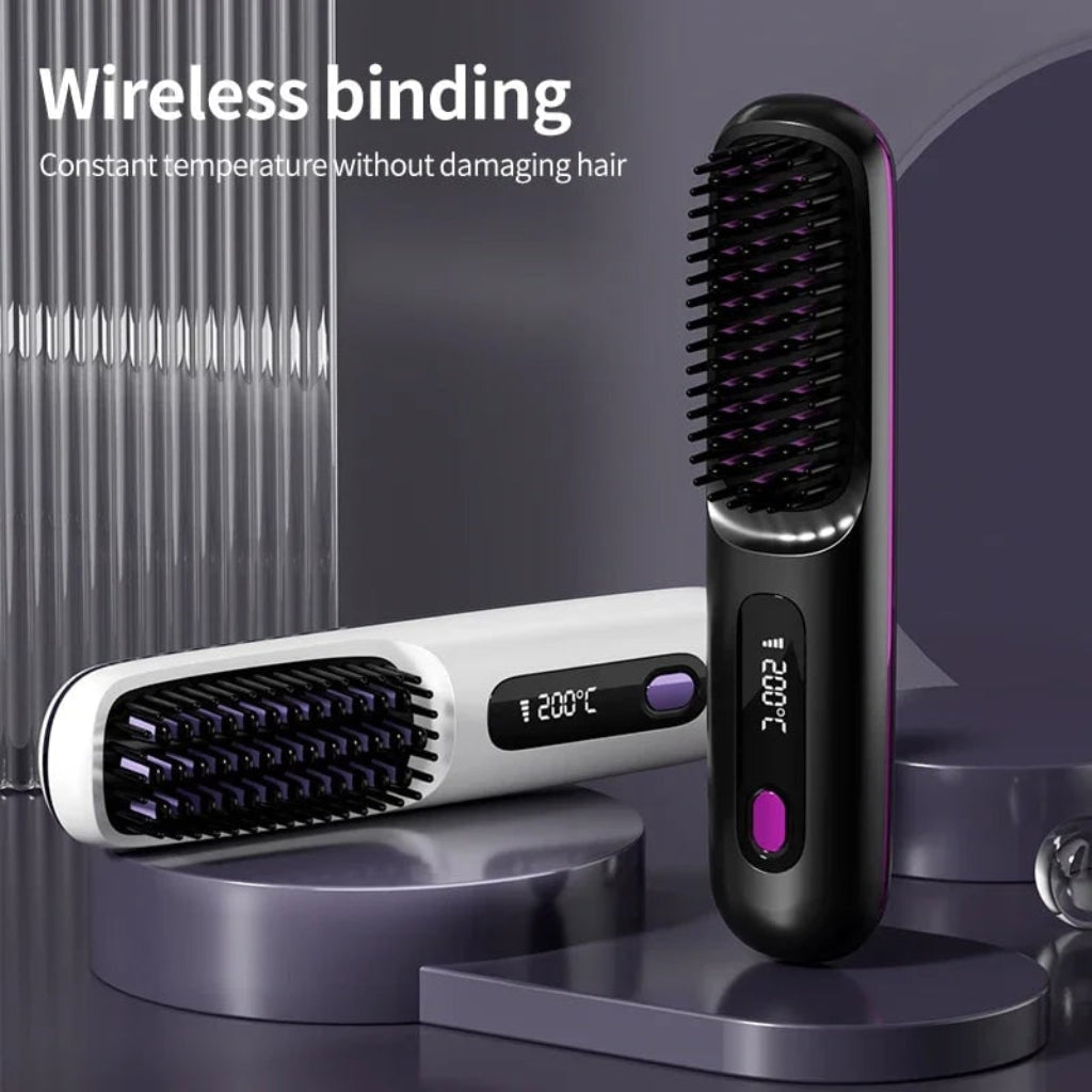 Portable Ionic Hair Straightener for Effortless Travel Styling