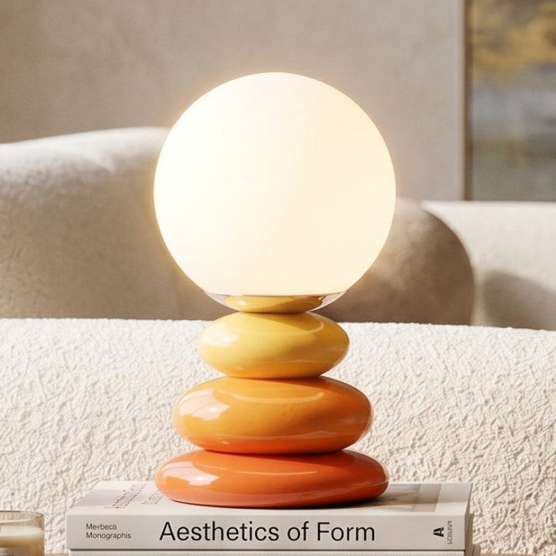 Compact USB-Powered Ceramic Table Lamp for Any Space