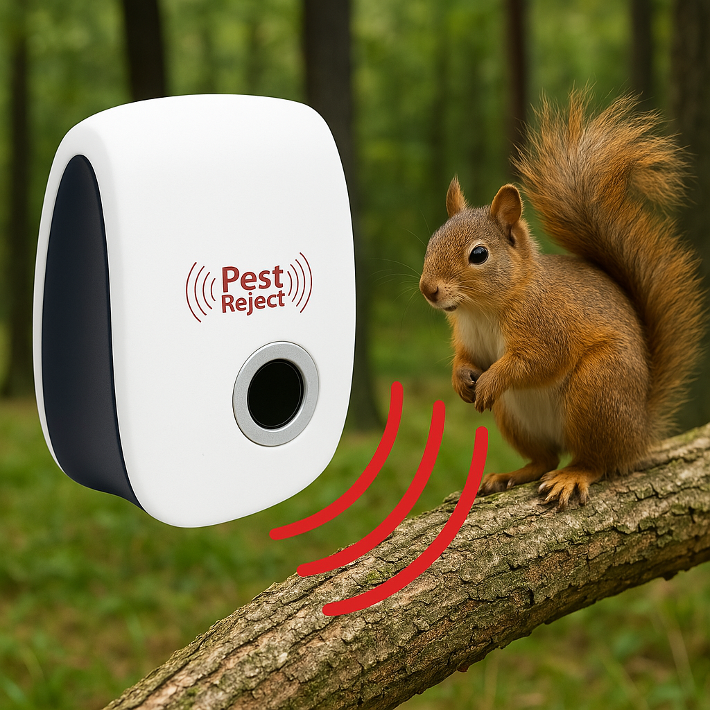 Solar-Powered Ultrasonic Pest Control for Gardens