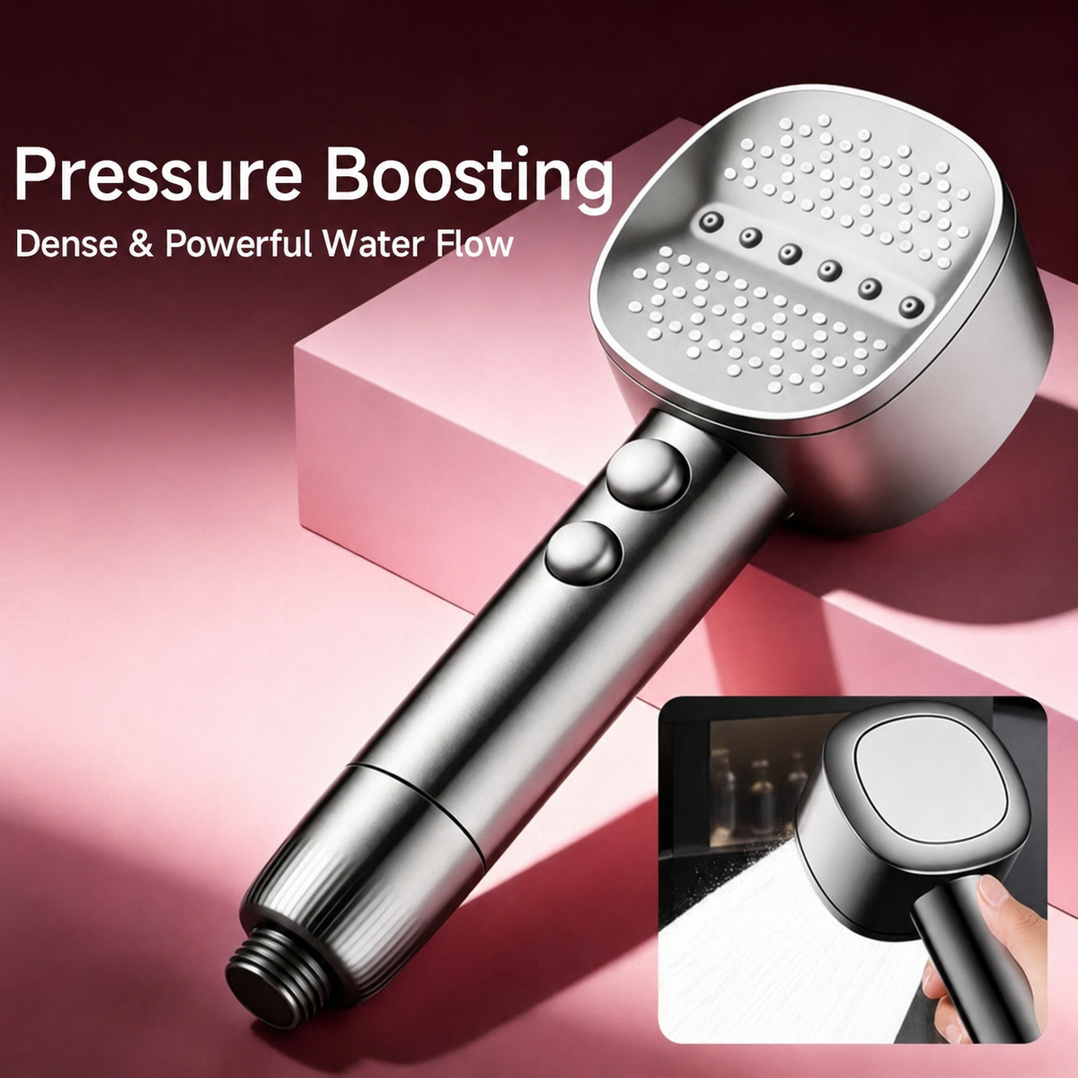 HydroMax – Enhanced Pressure Shower System