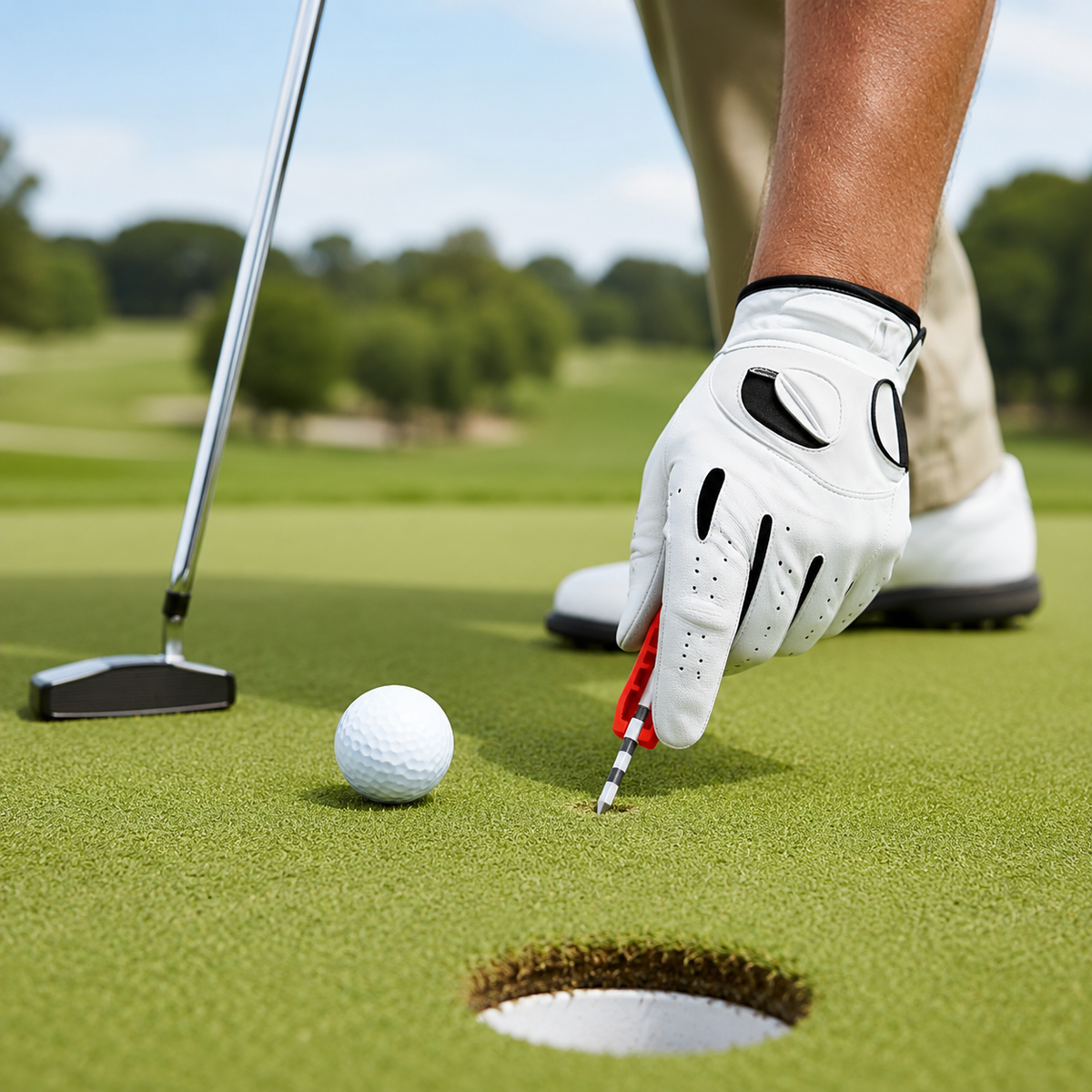 Precision Golf Tee Depth Adjuster for Perfect Placement
