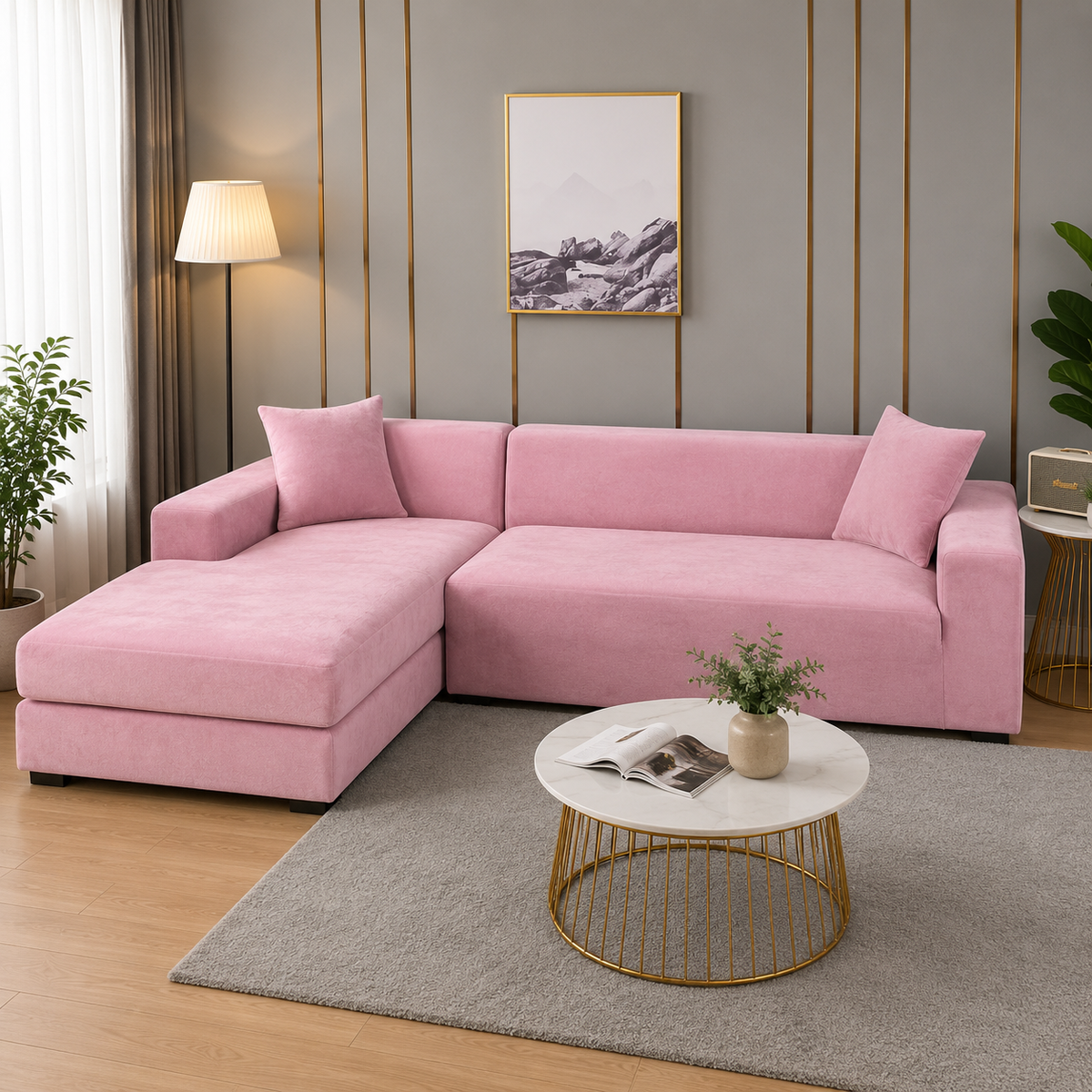 ComfortFlex – Stylish Stretch Sofa Protector for Daily Use