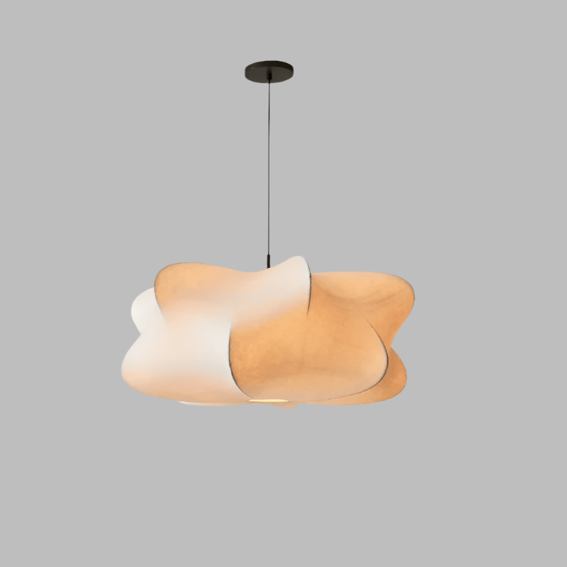 Wabi Sabi Style Pendant Light Made of Japanese Silk