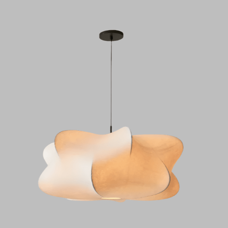 Wabi Sabi Style Pendant Light Made of Japanese Silk