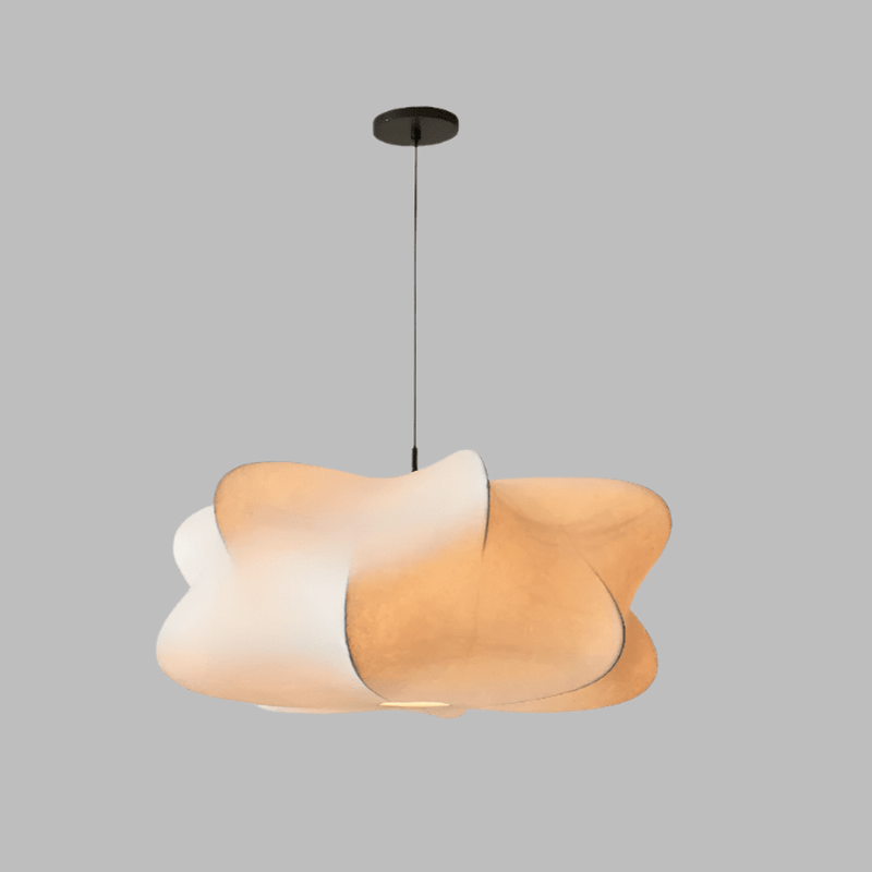 Wabi Sabi Style Pendant Light Made of Japanese Silk