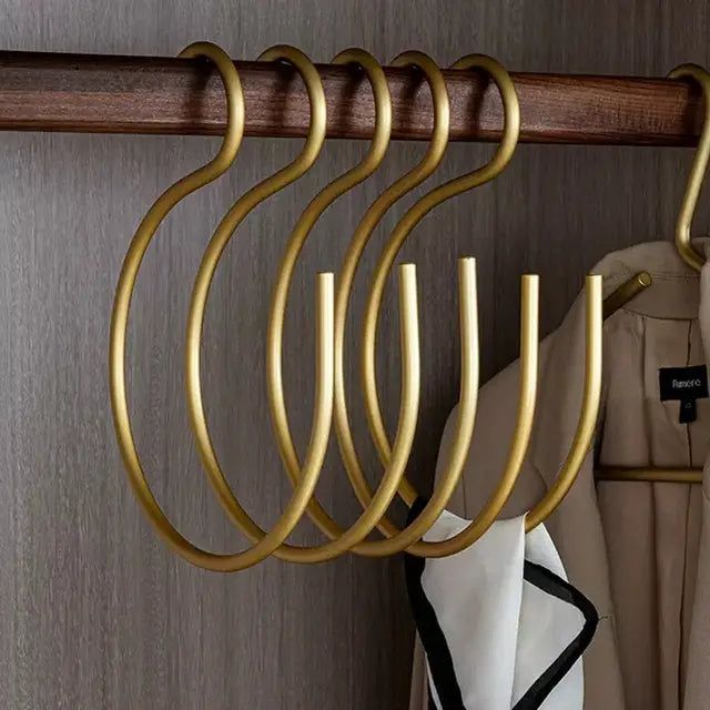 S-Shaped Hangers for Clothing Storage