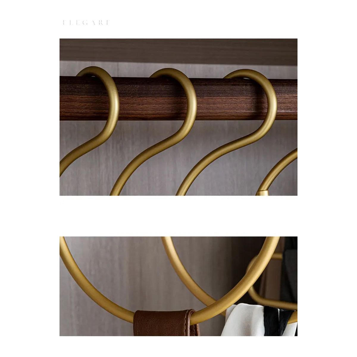 S-Shaped Hangers for Clothing Storage