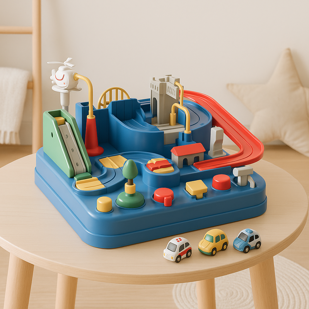 Urban Explorer | Interactive Car Track Puzzle for Kids 3+