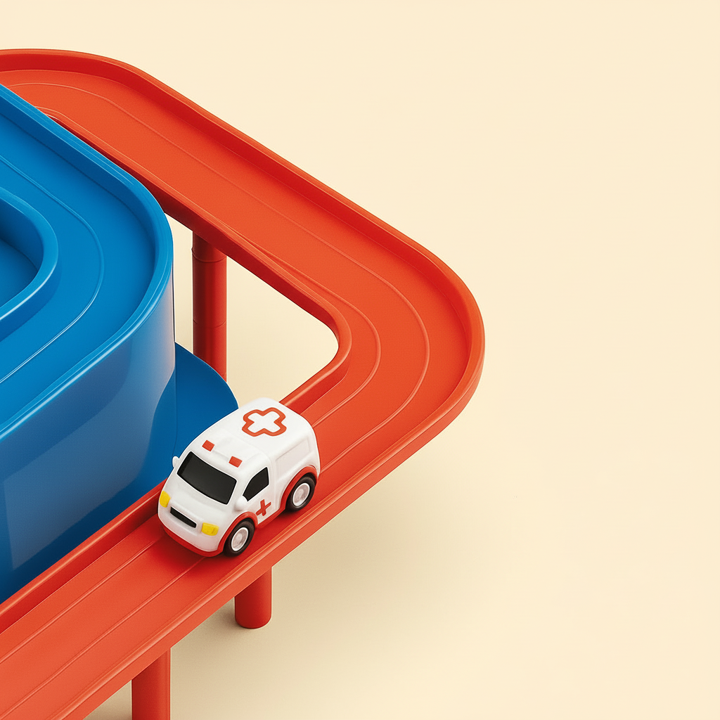 Urban Explorer | Interactive Car Track Puzzle for Kids 3+