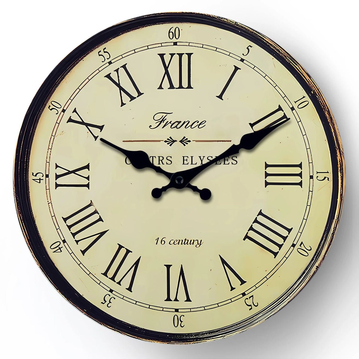 Elegant Bamboo Wall Clock with Silent Quartz Movement