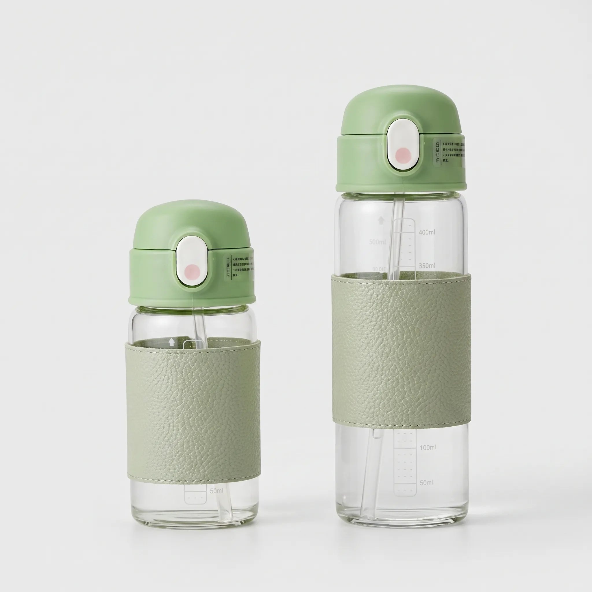 Reusable Water Bottle - Clear Design