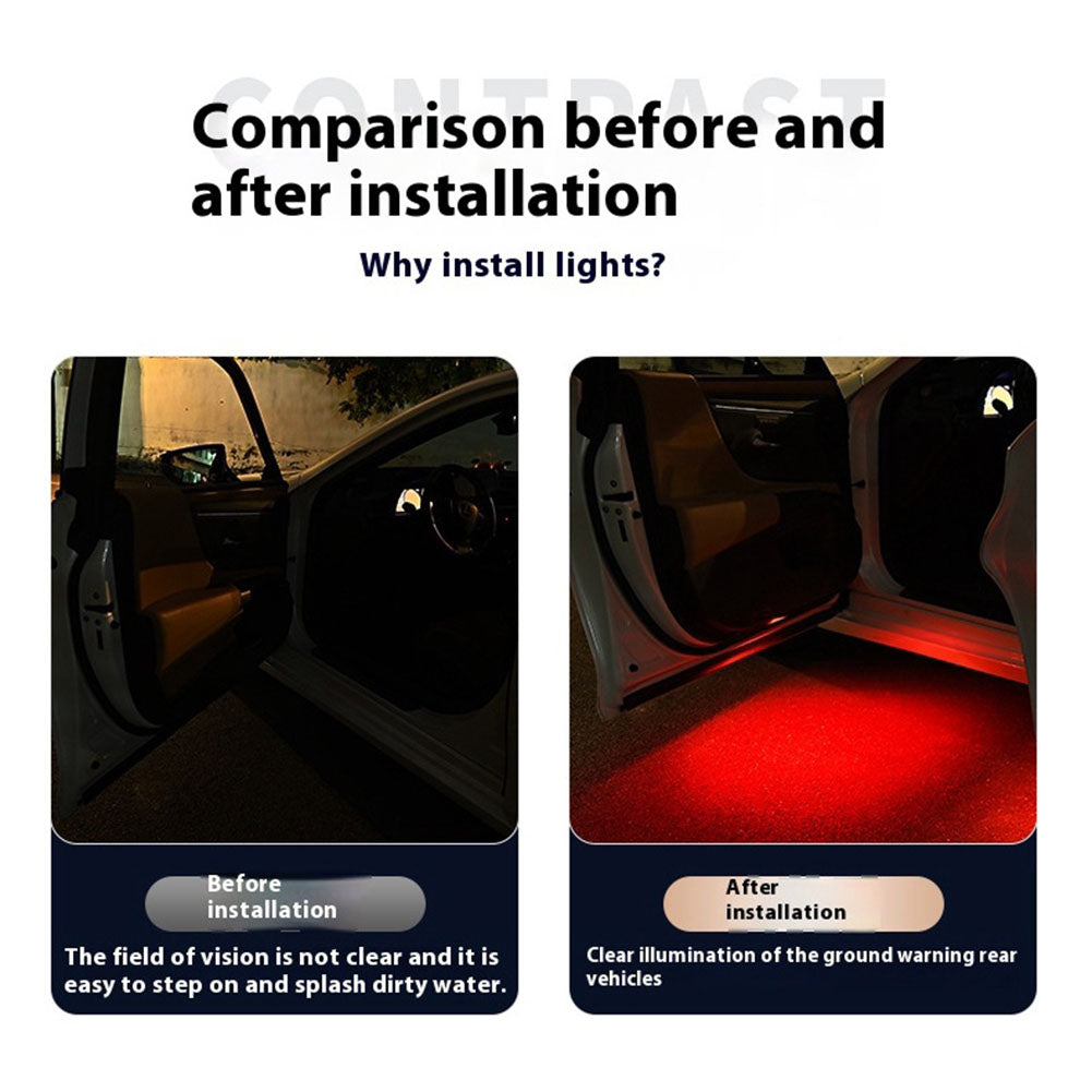 Illuminating Car Door Lights with Magnetic Activation