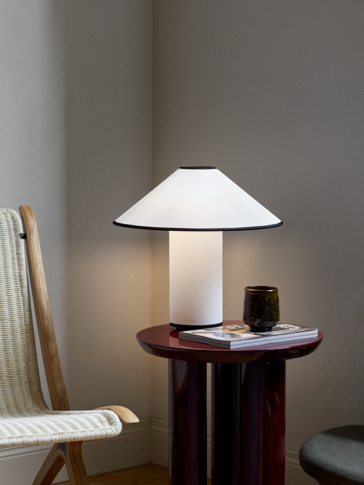 Fabric Shade Table Lamp – Modern Lighting Fixture