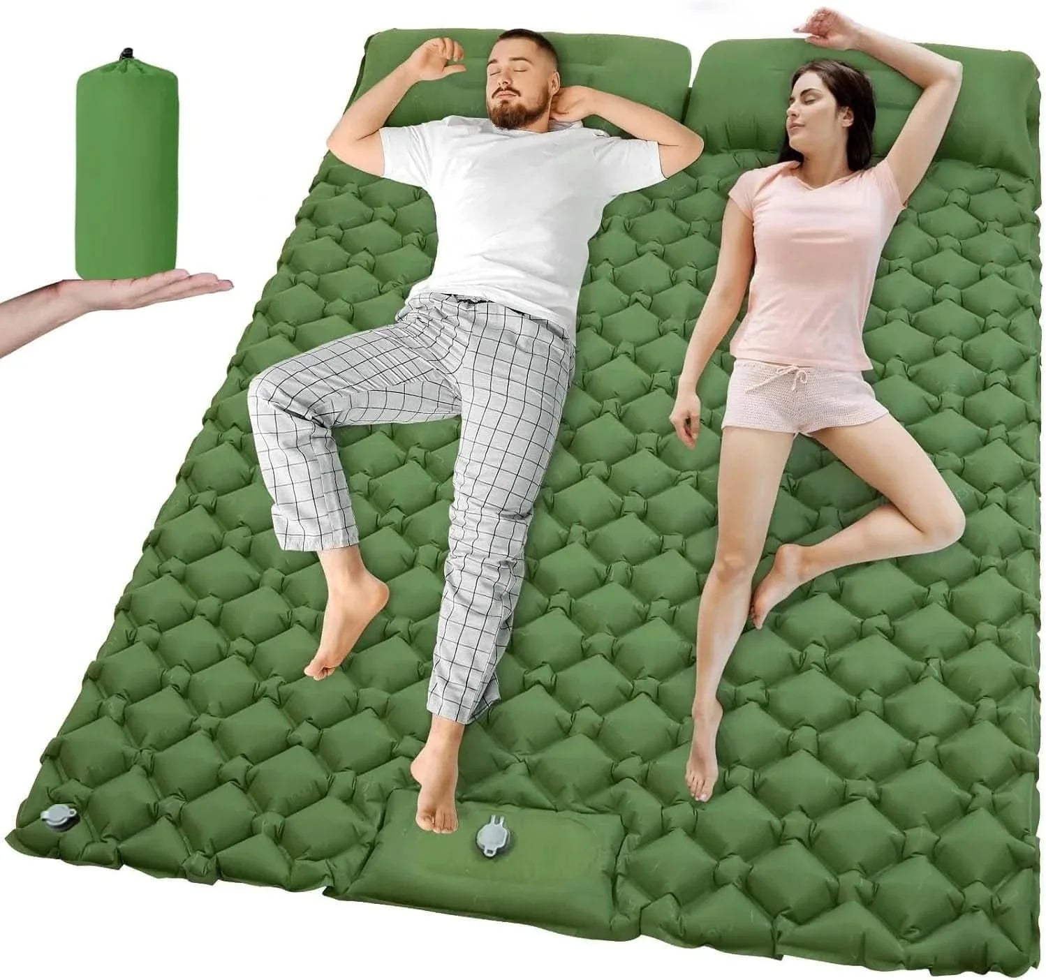Spacious TravelMate Air – Extra Wide Inflatable Camping Bed