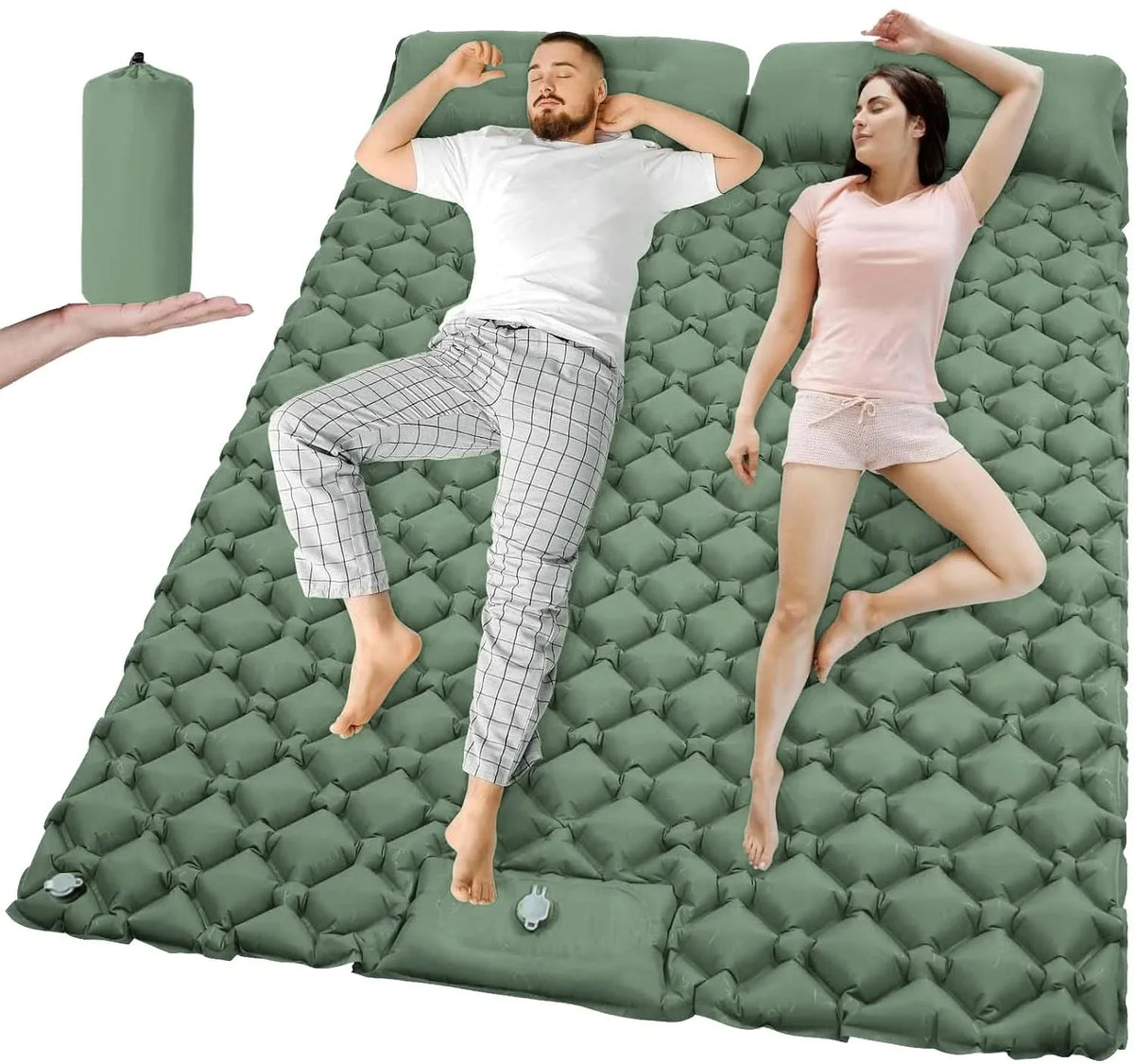 Spacious TravelMate Air – Extra Wide Inflatable Camping Bed