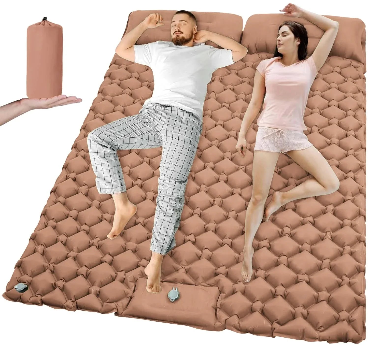 Spacious TravelMate Air – Extra Wide Inflatable Camping Bed
