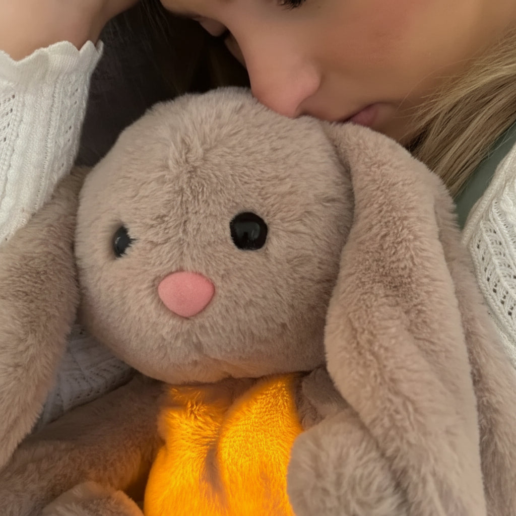 Tranquil Buddy | Calming Plush Rabbit with Gentle Breathing Motion