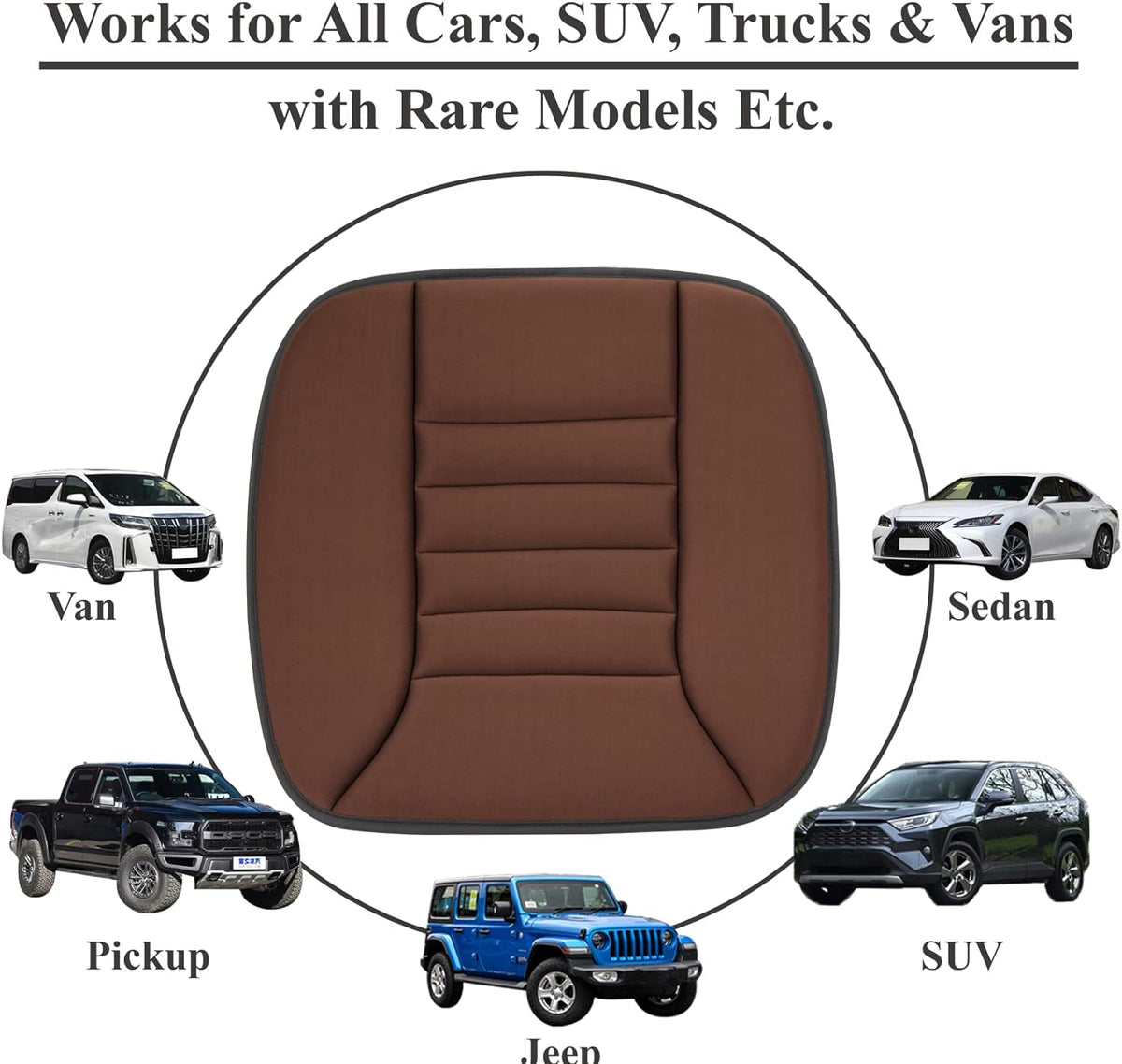 ErgoComfort Seat Cushion | Memory Foam Support for Drivers