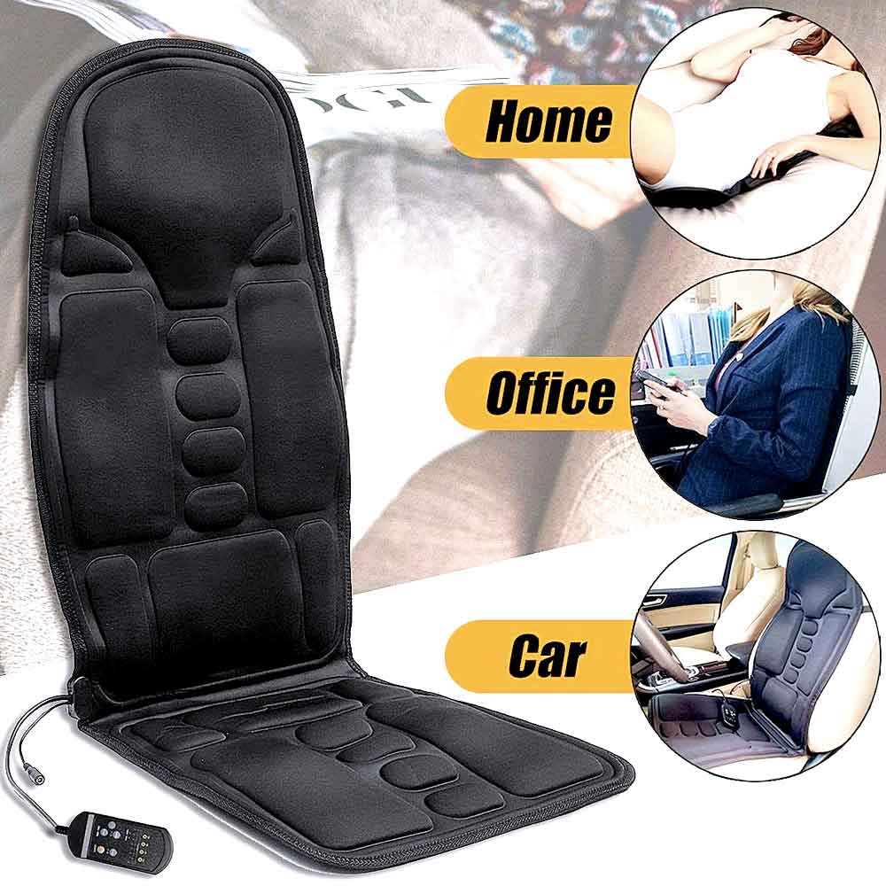Relaxation Haven | Customizable Heated Massage Seat Cushion