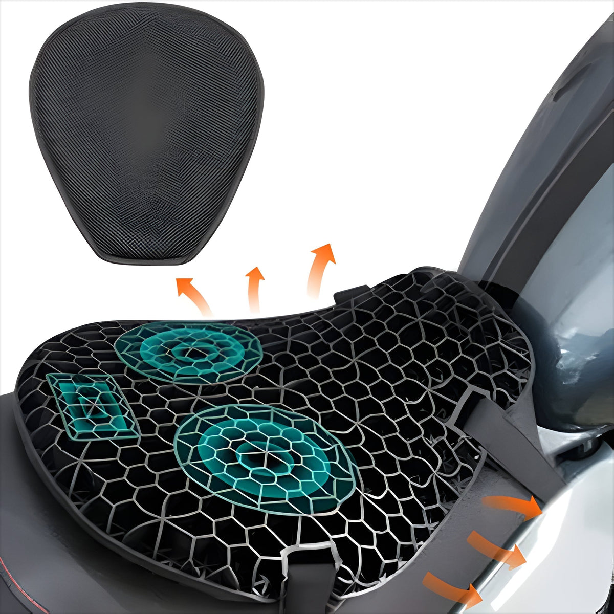 Ultimate Comfort Gel Motorcycle Seat Cushion for Long Rides