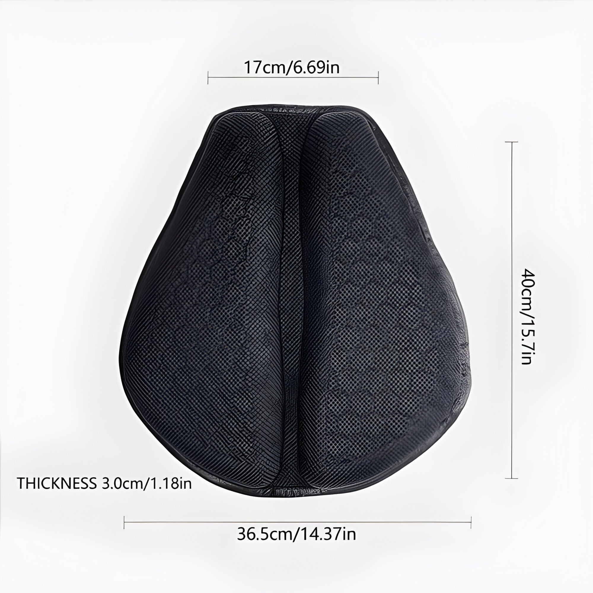 Ultimate Comfort Gel Motorcycle Seat Cushion for Long Rides
