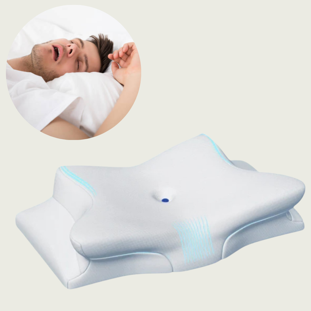 RestEasy Anti-Snore Contour Pillow for Optimal Sleep Support