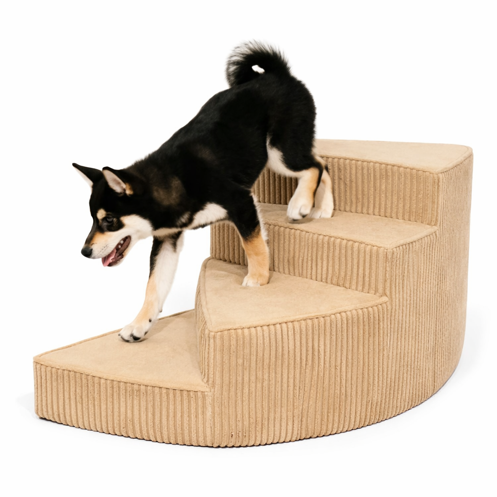 PetEase | Cozy Foam Stairs for Easy Pet Access | Non-Slip Design