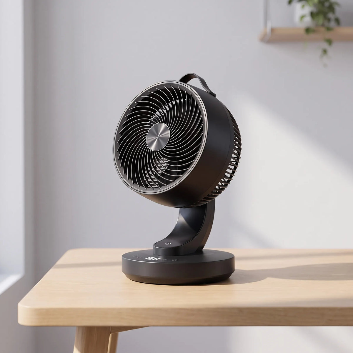 Portable Rechargeable Desk Fan with Adjustable Angle | Space-Efficient Design