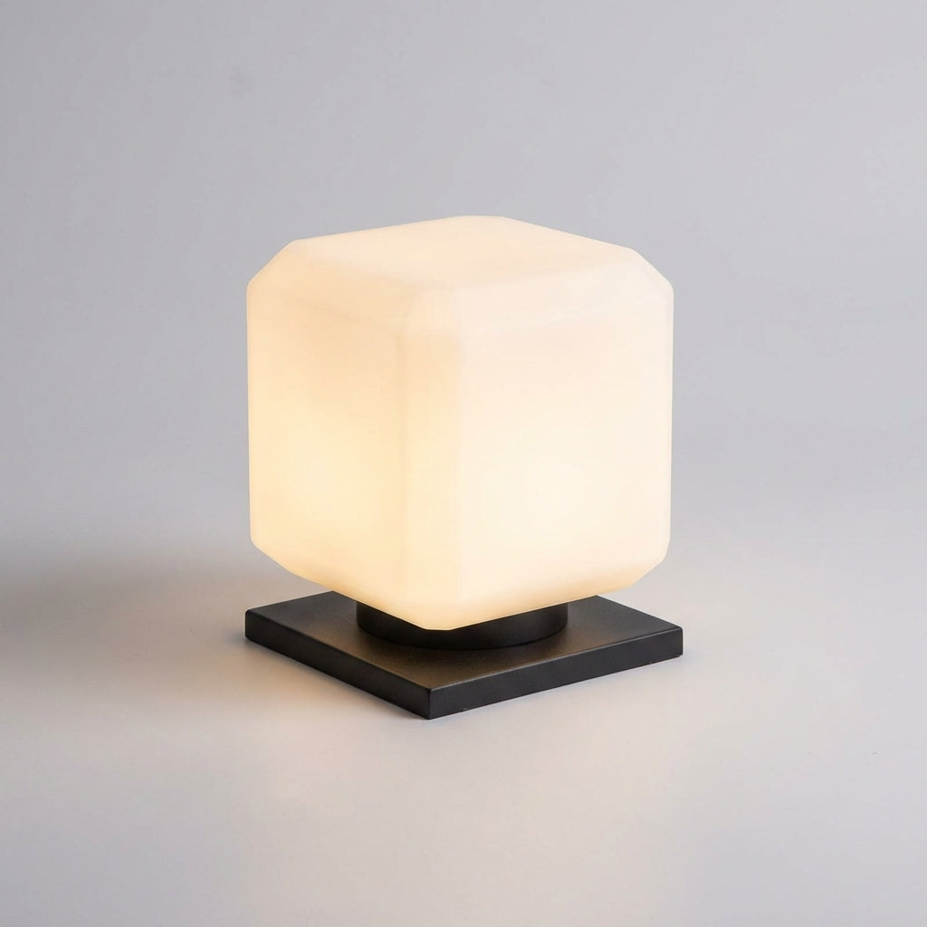 Solar-Powered Cube Light for Outdoor Serenity