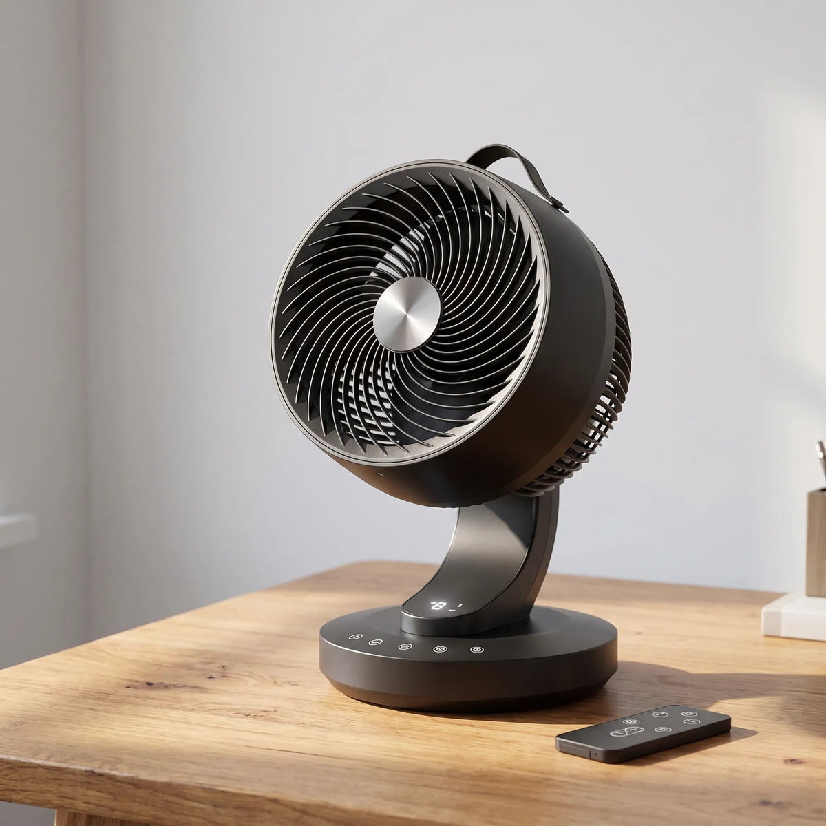 Efficient Airflow Desk Fan | Remote-Controlled Oscillating Design