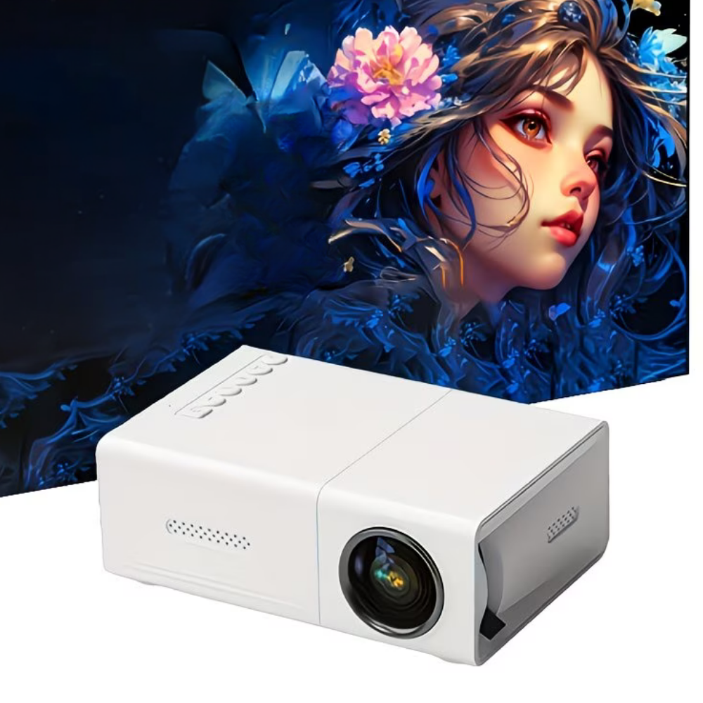 Portable Home Cinema Projector | 1080P Clarity & Built-in Audio