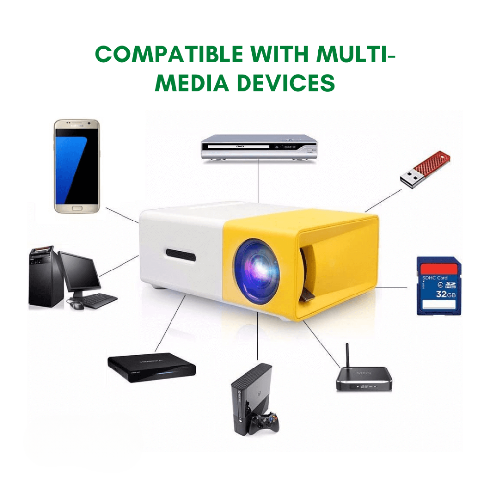 Versatile Mini Projector | Your Go-To Home Entertainment Solution