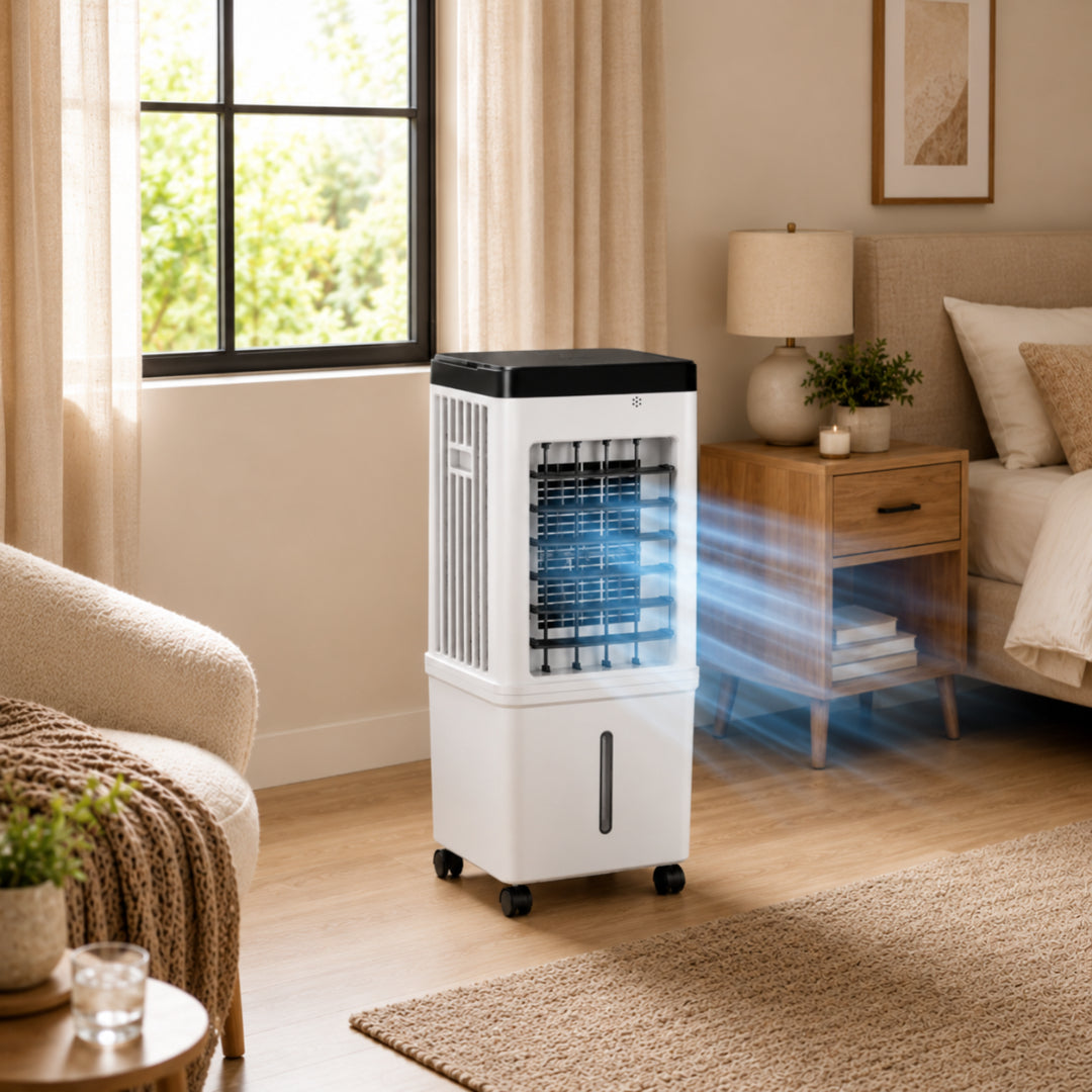 Efficient 12000 BTU Portable Air Cooler for 550 sq ft Spaces