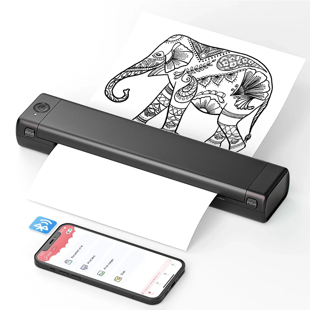 Portable Bluetooth Printer for Effortless On-the-Go Printing