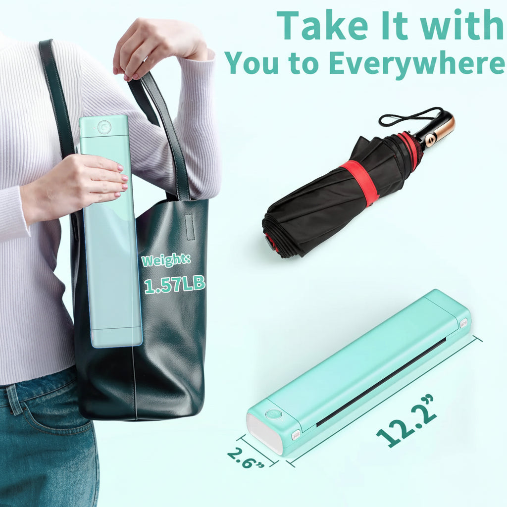 Portable Bluetooth Printer for Effortless On-the-Go Printing