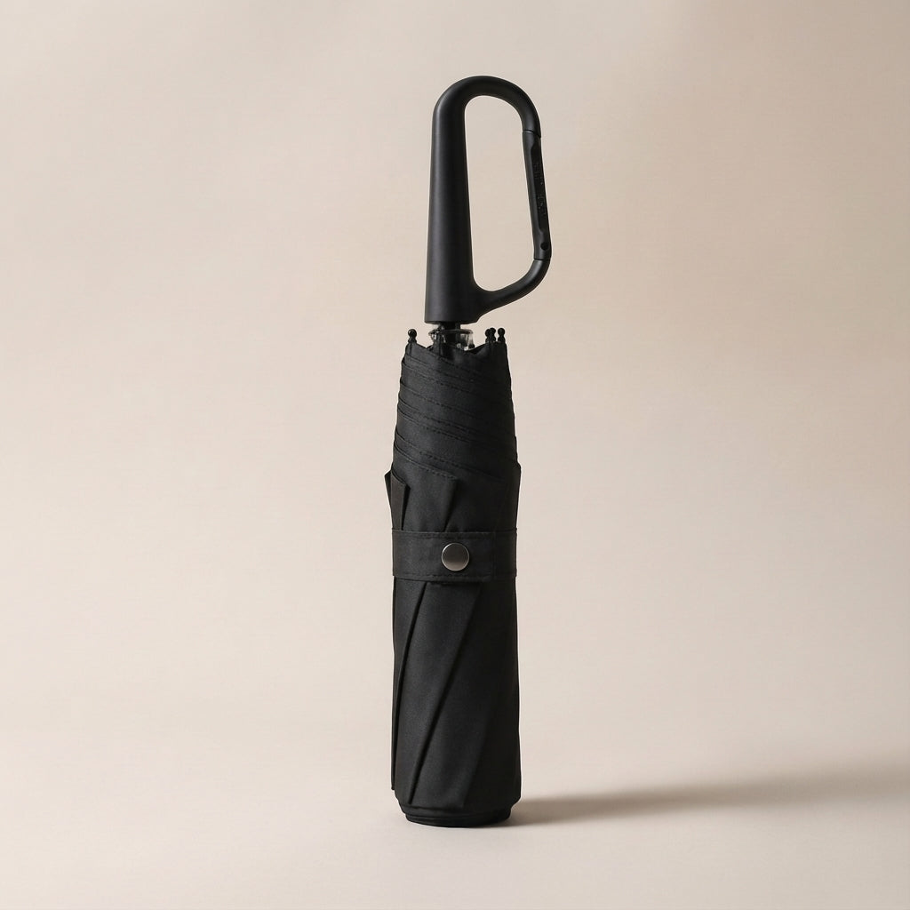 Folding Umbrella with Clip – Compact Design for Easy Carrying