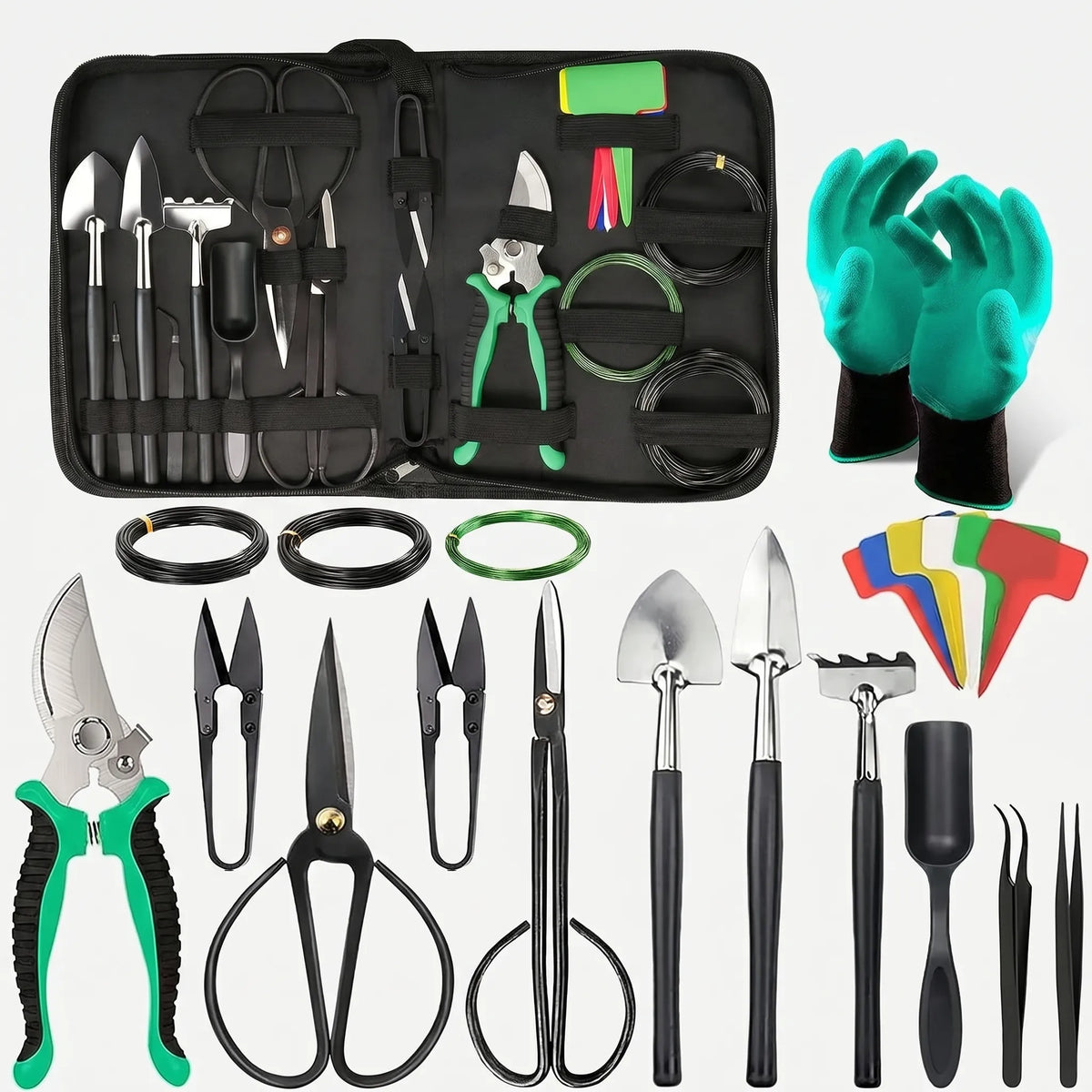 Bonsai Care Tool Kit for Pruning and Shaping Trees