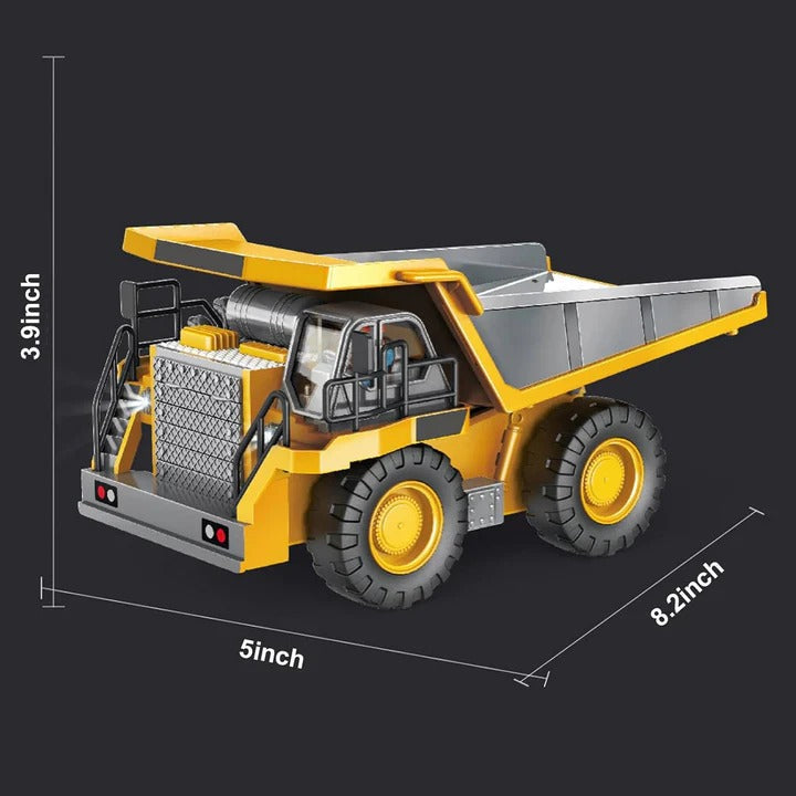 Rugged Terrain Remote-Controlled Excavator | Realistic Digging Action