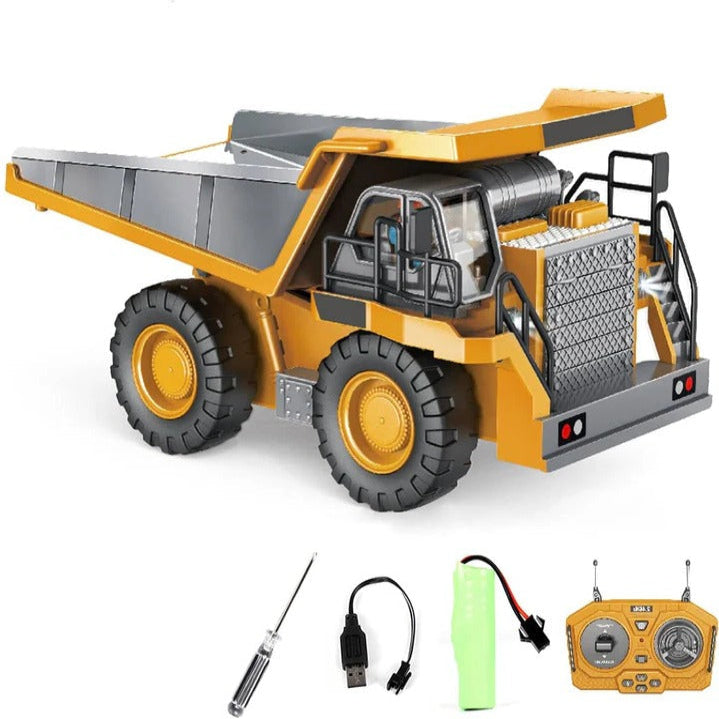 Rugged Terrain Remote-Controlled Excavator | Realistic Digging Action